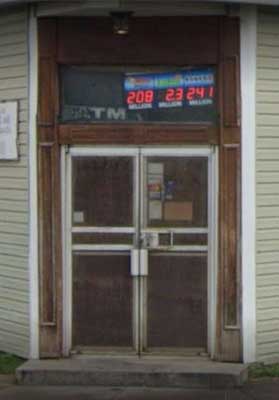 Same Day Door Service commercial entry door before repair