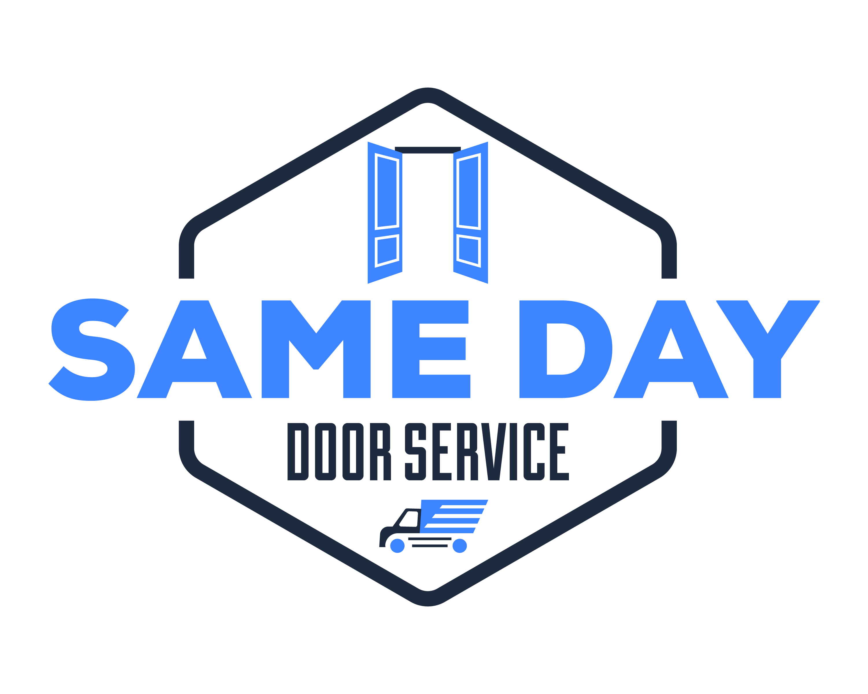 Same Day door service color logo