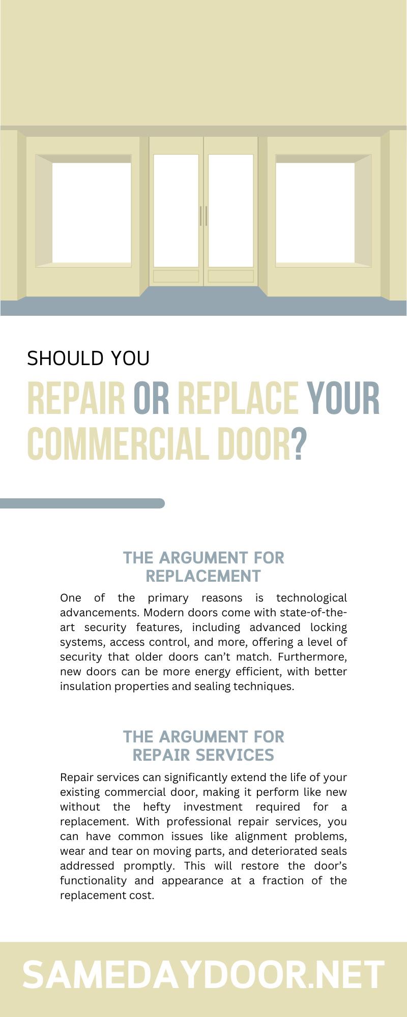 Should You Repair or Replace Your Commercial Door?