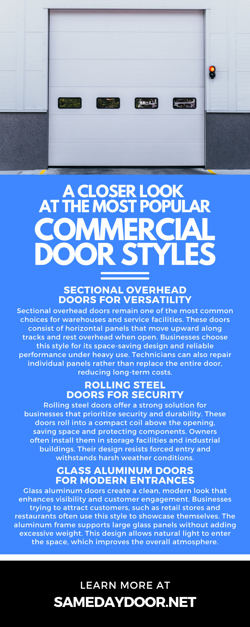 A Closer Look at the Most Popular Commercial Door Styles