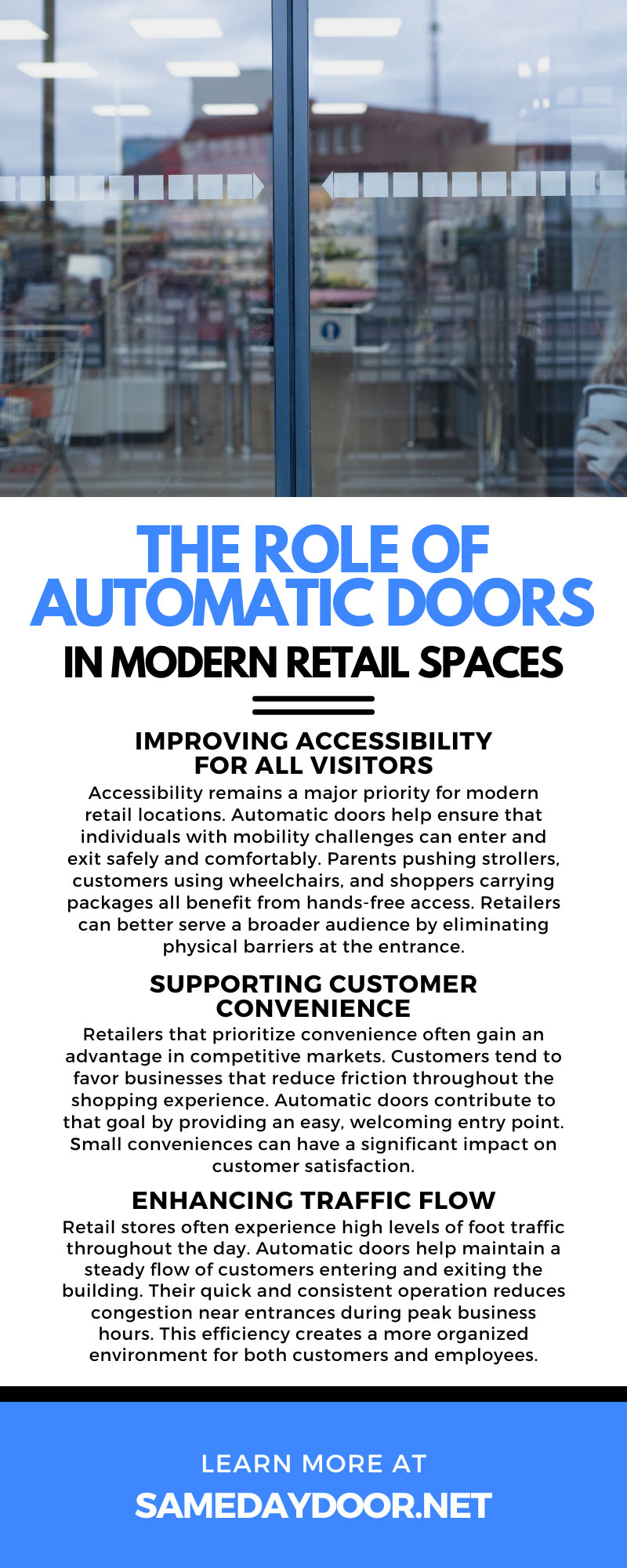 The Role of Automatic Doors in Modern Retail Spaces
